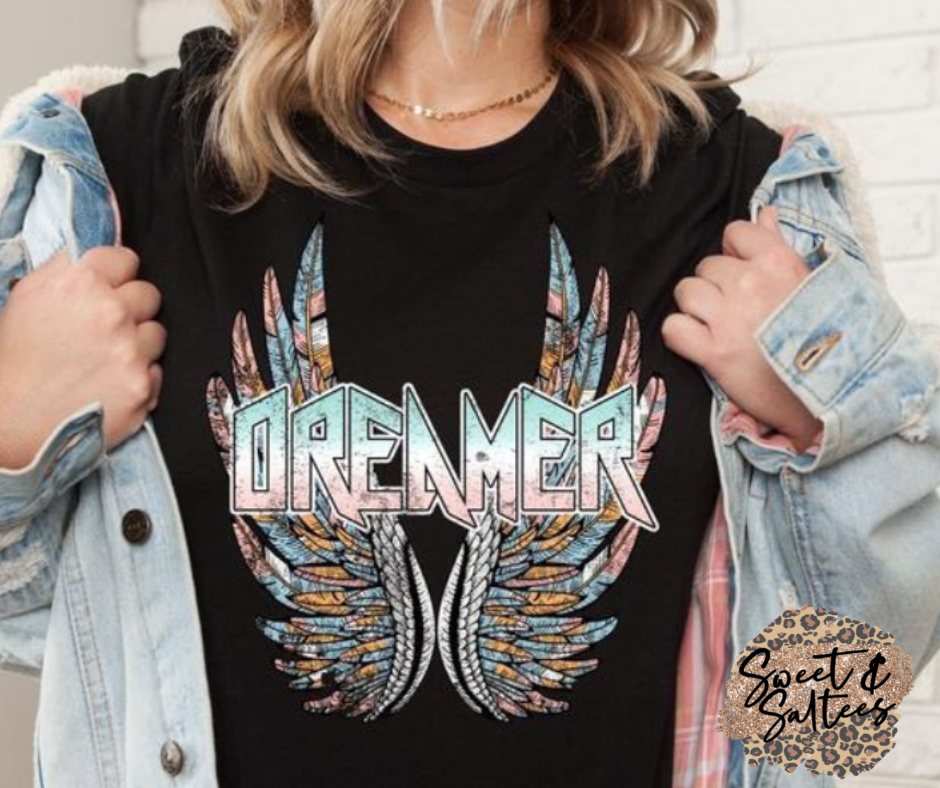 Dreamer Wings Graphic T-shirt