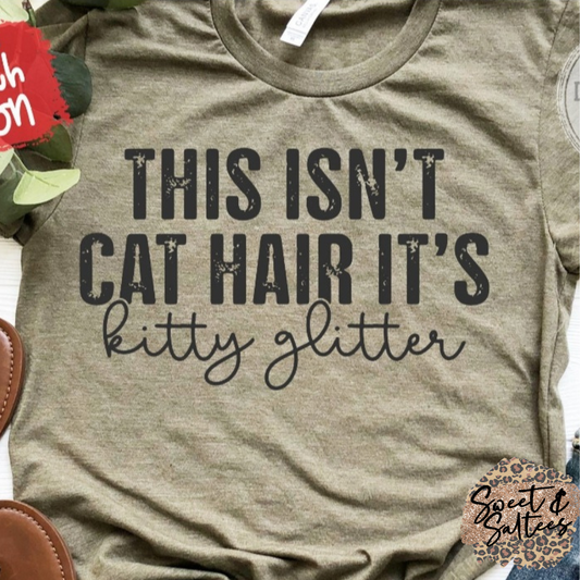 Kitty Glitter Graphic T-shirt
