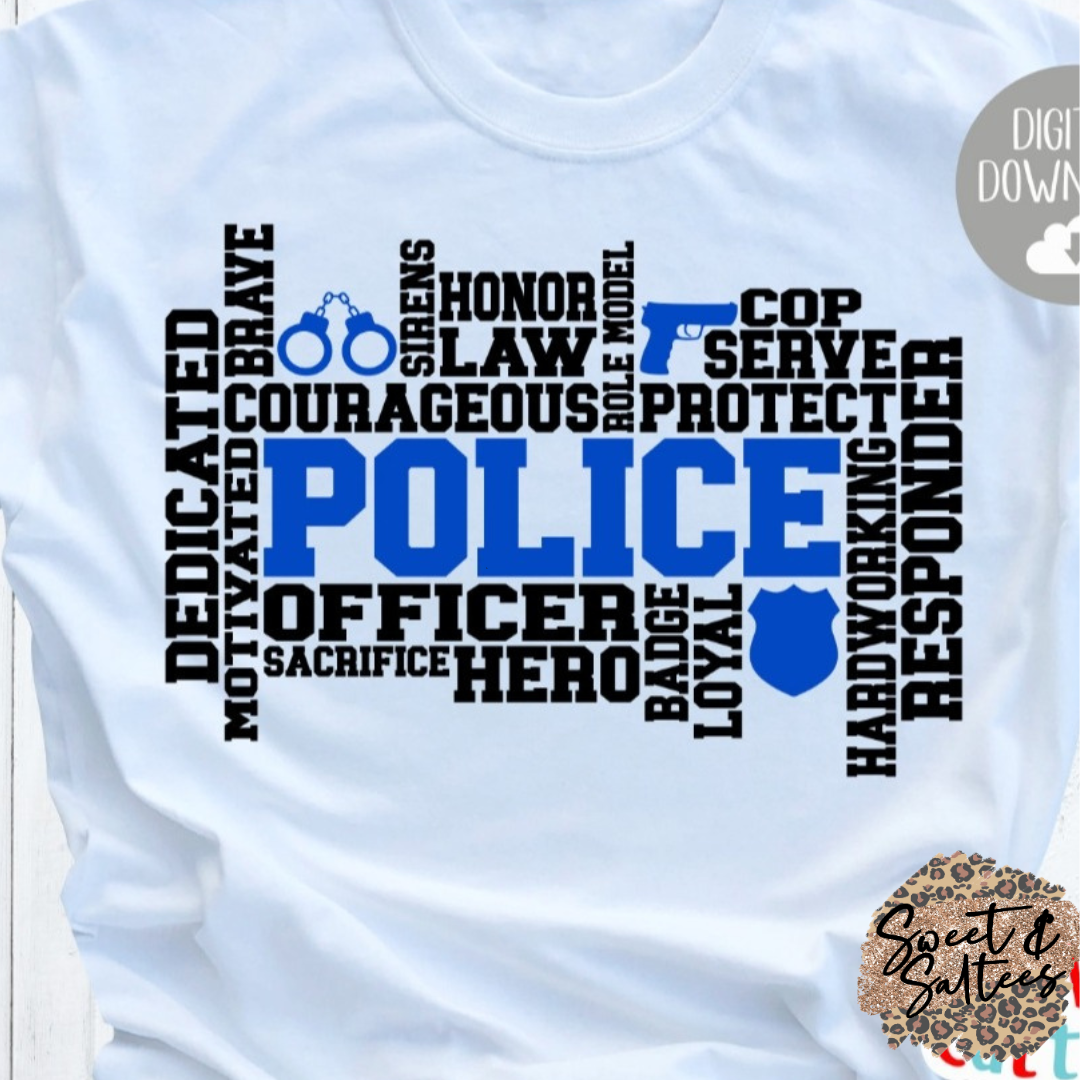 Police Graphic T-shirt
