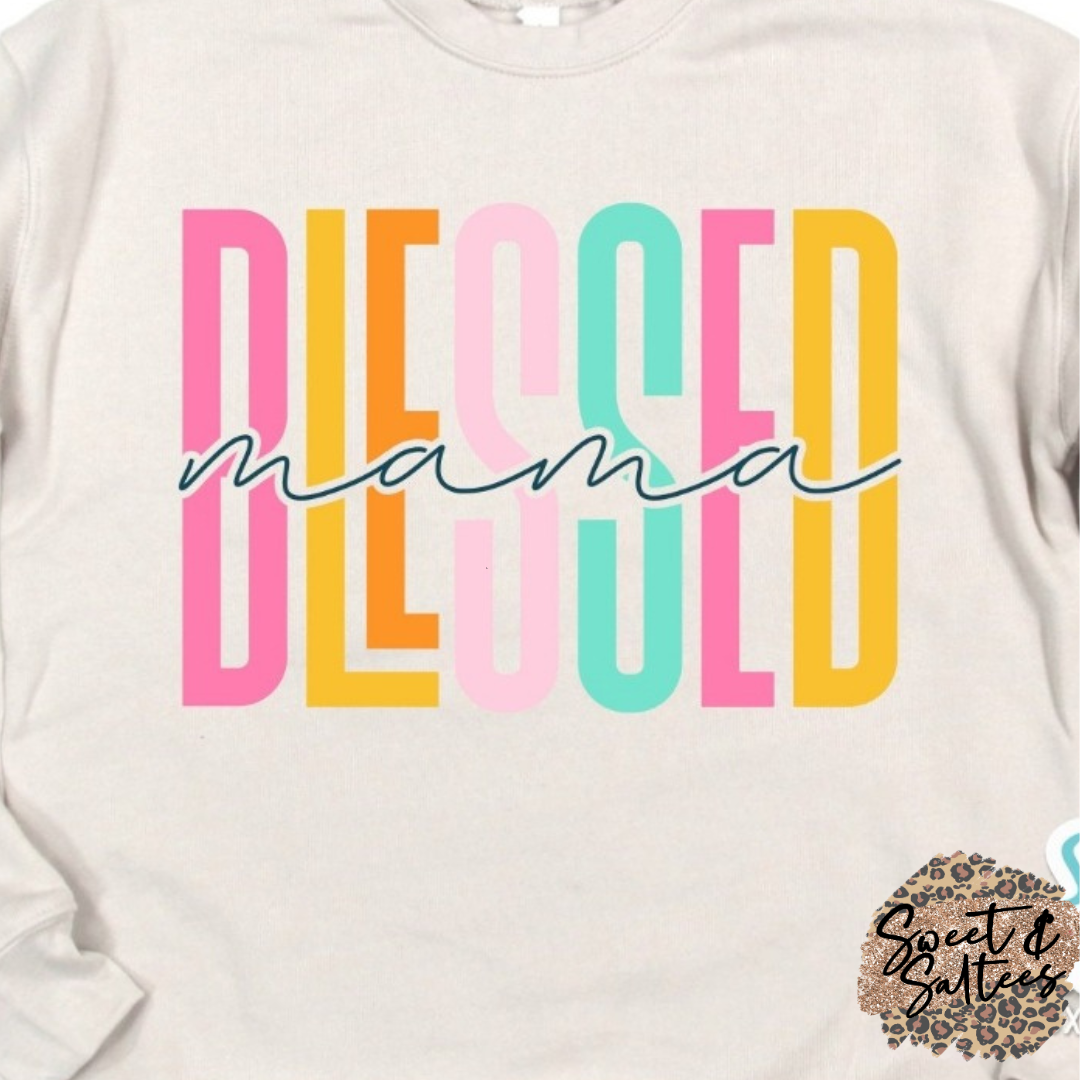 Blessed Mama Graphic T-shirt