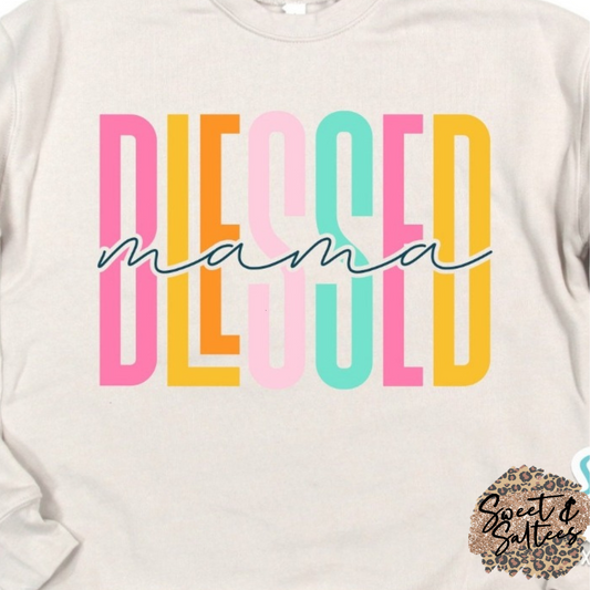 Blessed Mama Graphic T-shirt