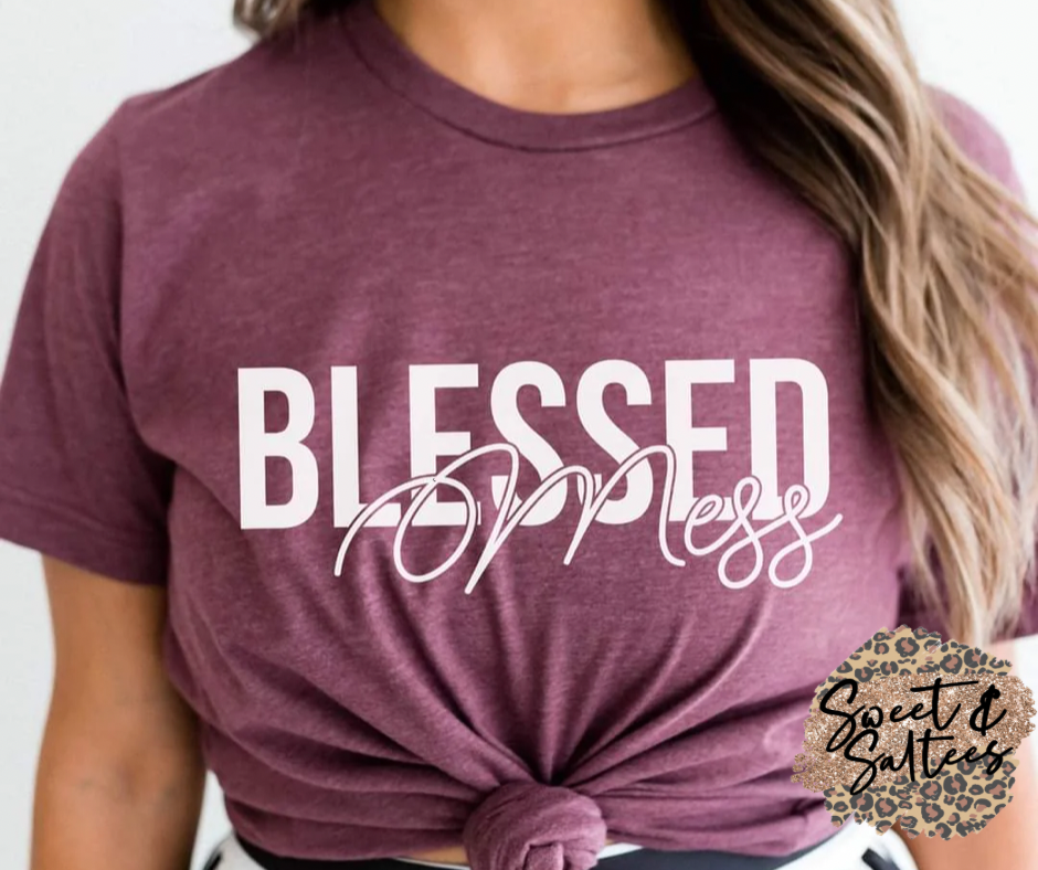 Blessed Mess Graphic T-shirt