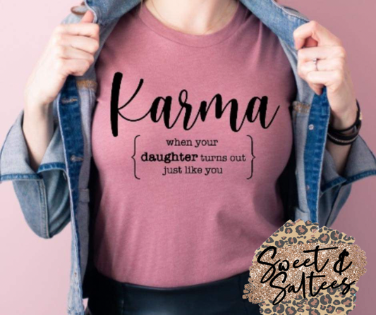 Karma graphic T-shirt