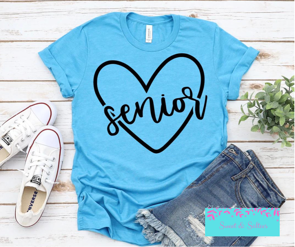 Senior Heart Graphic T-shirt