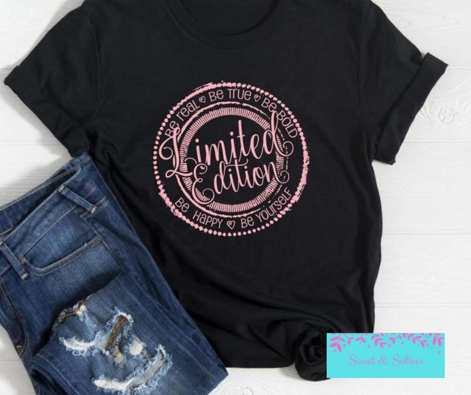Limited Edition pink print graphic T-shirt
