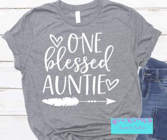 One blessed auntie Graphic T-shirt