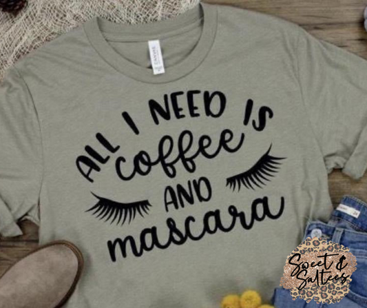 Coffee & Mascara Graphic T-shirt