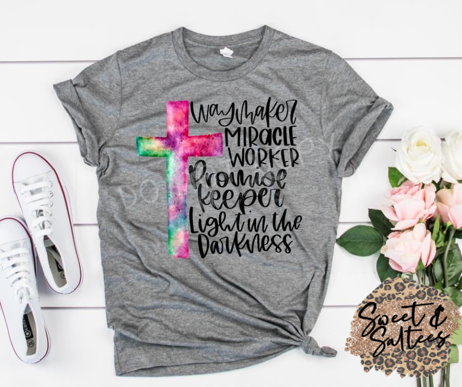 Waymaker Watercolor Graphic T-shirt – Sweetandsaltees