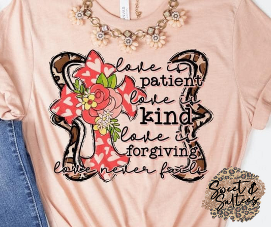 Love Is Patient...Graphic T-shirt