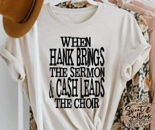 When Hank Brings The Sermon Graphic T-shirt