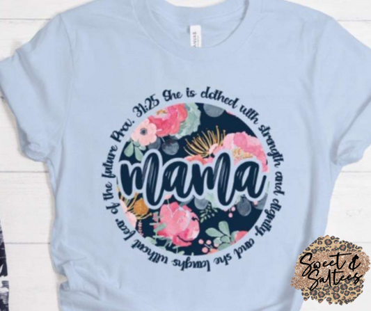 Mama Proverbs Graphic T-shirt